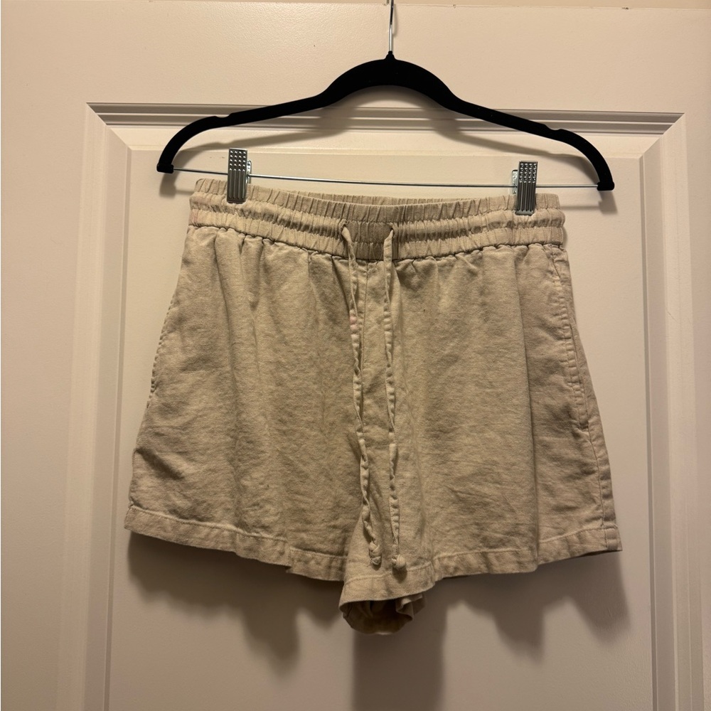 Linen Easy Drawstring Short